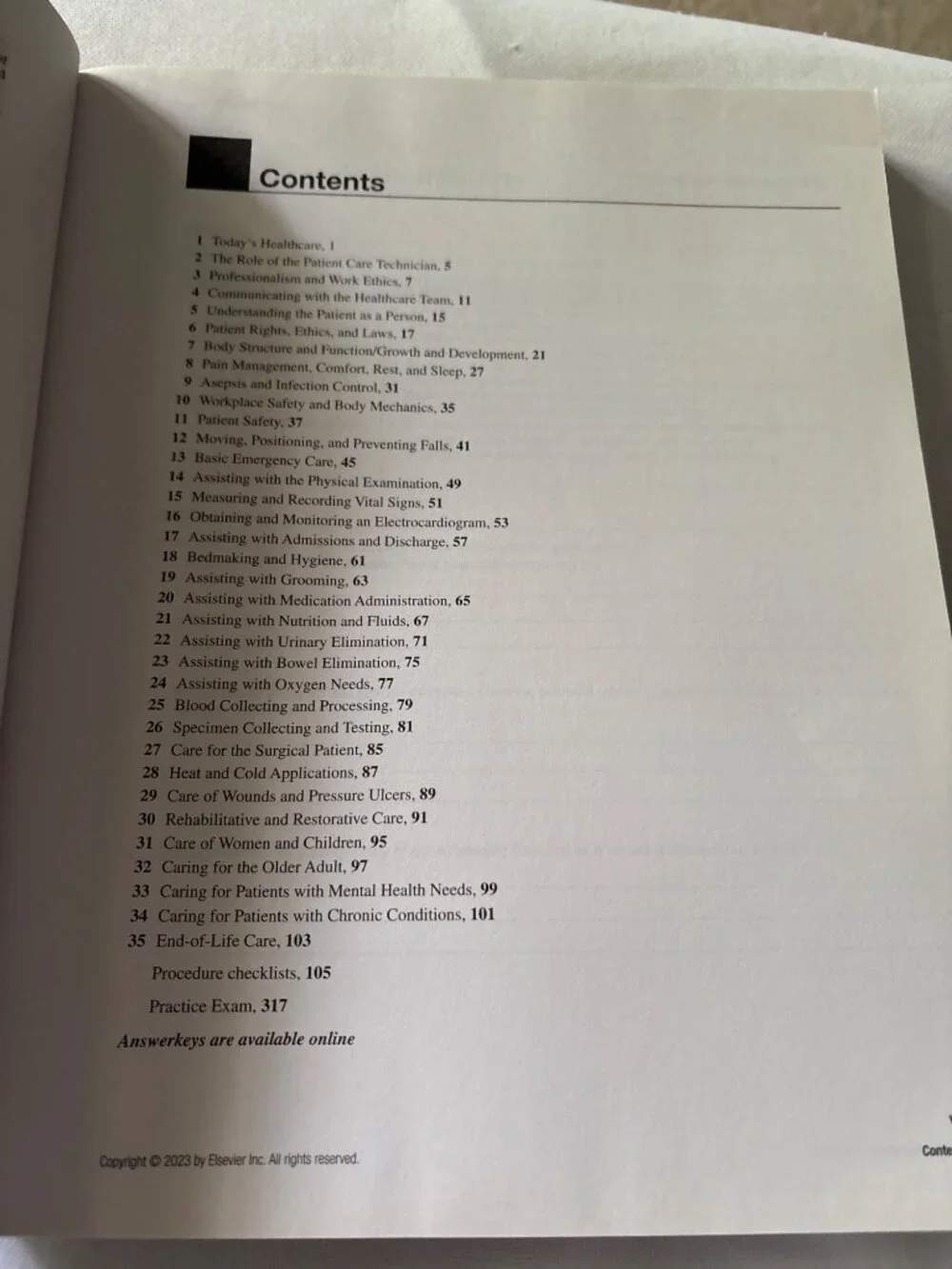 Fundamental Concepts Skills Patient Care Technician Workbook Second Ed 2023